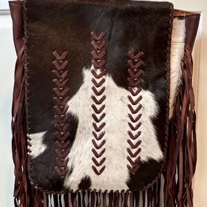 American Darling fringed cowhide backpack. Brand new!
